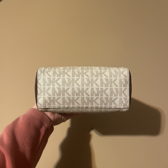 Michael Kors Ayden Medium Logo and Faux Leather Satchel - Picture 7 of 9